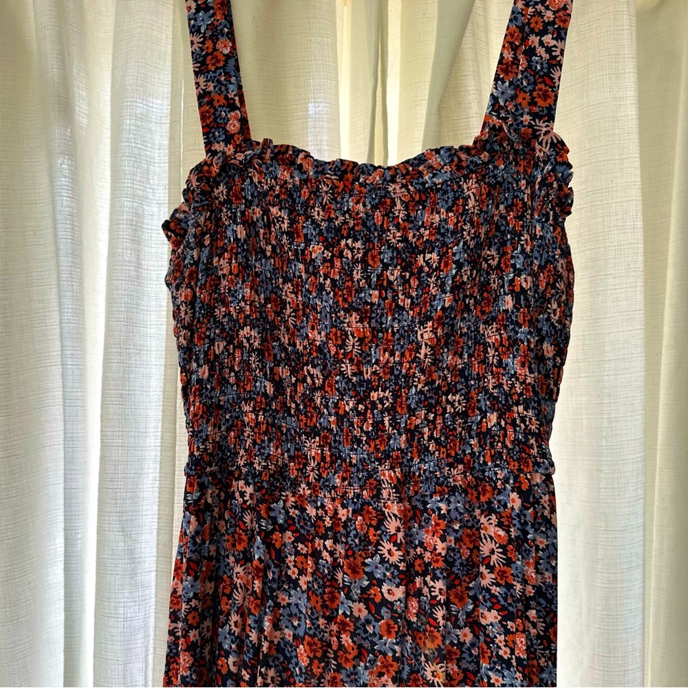 Floral Smocked Maxi Dress